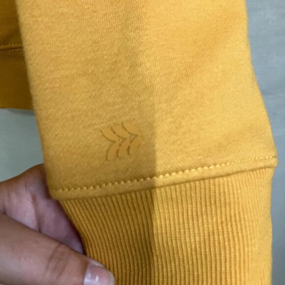 NWT All In Motion Men's Brown Cotton Fleece Full Zip Hooded Sweatshirt Pockets - Picture 9 of 12